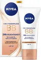 Produktbild: NIVEA 5in1 Tagespflege BB 24h Feuchtigkeit Mittlerer bis Dunkler Hautt, 50 ml