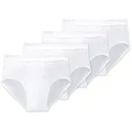 Produktbild: Schiesser Herren Slips, Doppelripp, Weiss, 4er Pack (XL / (7))