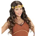 Produktbild: W WIDMANN MILANO Party Fashion - Perücke Hippie oder Mittelalter, mit Haarband, Karneval, Mottoparty