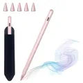 Produktbild: Pencil für Apple, Stift für iPad 2018-2025 mit Schnellladeleistung Palm Rejection und Neigungssensitivität, Stylus für iPad 11/10/9/8/7/6,Mini 6/5, Air 5/4/3/M2/M3,Pro 3/4/5/6/M4 Generation(Roségold)