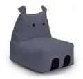 Produktbild: Lumaland Sitzsack Kinder Hippo Tier Kissen 80x70x65 cm, Wohlfühl Sitzkissen, süßes Motiv, Kids, pflegeleicht