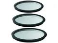 Produktbild: RÖSLE Frischhaltedeckel Frischhaltedeckel aus Glas 3er Set (16/20/24 cm)