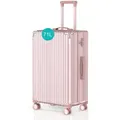 Produktbild: Voyagoux® - Reisekoffer Medium - 71L - Koffer - Reisekoffer mit Rollen – Roségold - Gold