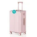 Produktbild: Voyagoux Koffer handgepäck - 71L, Rollkoffer mittelgroß, Hartschalenkoffer, TSA-Schloss, ABS, 4X 360° Rollen, Robust und Leichtgewicht Suitcase, 67x48x27, Roségold