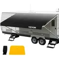 Produktbild: VEVOR Wohnmobil-Markise 18 Fuß, Markisen-Ersatzstoff 17 Fuß 2 Zoll, hochwertiges wasserdichtes Vinyl, universeller Outdoor-Vordach-Wohnmobil-Ersa... - Grau
