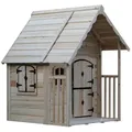 Produktbild: Home Deluxe Spielhaus, Natur, Holz, 120x140x130 cm, Outdoor Spielzeug, Spielhäuser