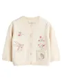 Produktbild: NEXT Baby Mädchen Standard Strickjacke Cream Bunny 68-74