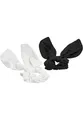 Produktbild: Urban Classics Unisex Haargummi Scrunchies With XXL Bow 2-Pack, Farbe black/white, Größe one size
