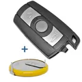 Produktbild: Zünd Schlüssel Smartkey Gehäuse Fernbedienung für BMW 3 Tasten + Akku Batterie