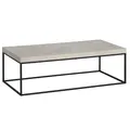 Produktbild: Wohnling Couchtisch 120x60x38 cm Sandfarben Stein-Optik Rechteckig
