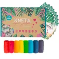 Produktbild: KNETÄ Vegane Spielknete (8X 50g Bag Sets) I Knete für Kinder ab 1 Jahr I Ungiftig I Knete Kleinkinder I Knet Set …
