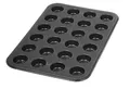 Produktbild: Dr. Oetker Muffinform 24-er Mini Ø 3 cm, Cupcake Form für saftige Muffins, Muffinblech mit Antihaftbeschichtung, Menge: 1 Stück