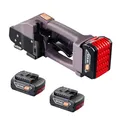 Produktbild: VEVOR Elektrische Umreifungsmaschine, für 1-2 cm PP-/PET-Bänder, elektrisches Umreifungsgerät mit Digitalanzeige, 2 x 4000 mAh batteriebetriebene Handumreifungsmaschine für Verpackungskartonpaletten