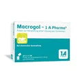 Produktbild: Macrogol - 1 A Pharma Pulver zur Herstellung einer Lösung zum Einnehmen bei chronischer Verstopfung: Das sanfte und gut verträgliche Abführmittel (10 Beutel)