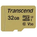 Produktbild: Transcend microSDHC Card 500S UHS-I U3 Cl10 95/60MB/s 32 GB