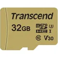 Produktbild: 32GB microSDHC-Karte 500S UHS-I U3 V30 95/60MB/s m. Adapter