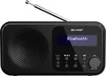 Produktbild: Sharp DR-P420 Tischradio DAB+, DAB, FM Bluetooth, USB Schwarz