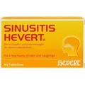 Produktbild: SINUSITIS HEVERT Tabletten 40 St. PZN 19107350
