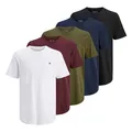 Produktbild: JPRBLABRODY TEE CREW NECK 5PK Herren T-Shirt
