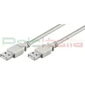 Produktbild: Kabel 1,8m USB 2.0 Typ A Stecker für Geräte PC Daten Festplatte