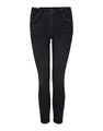 Produktbild: OPUS Damen Slim | Slim Jeans Evita Mid Rise mit hohem Stretch-Anteil deep Black Washed, 36 L30