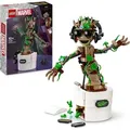 Produktbild: LEGO Marvel Tanzender Groot, animierte Minifigur eines Charakters aus Guardians of the Galaxy, interaktives Spielset, Superheldengeschenk für Jung... - Bunt