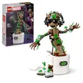 Produktbild: LEGO | Marvel Tanzender Groot - Animierte Minifigur eines Charakters aus Guardians of the Galaxy - Interaktives Spielset - Kreatives Spielzeug - Superhelden Geschenk für Jungen und Mädchen - 76297