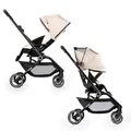 Produktbild: Hamilton by Yoop T1 Buggy - 360° drehbarer Sitz - MagicFold™ Technologie - Zusammenklappbar - Inklusive Becherhalter - Verstellbarer und wendiger Kinderwagen - Khaki