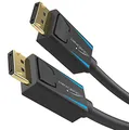 Produktbild: KabelDirekt – 4K & 8K DisplayPort Kabel, 240Hz – 10x 3m – erhältlich in 1m bis 5m – DP Kabel für alle DisplayPort-Anschlüsse (DisplayPort 1.4, erreicht 8K@60Hz an PCs, Laptops, Gaming-Monitoren)