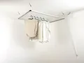 Produktbild: DRY-SMART Lift Deckenwäschetrockner - Deckentrockner - Wäscheständer für die Decke 120cm für Badewanne, Balkon, innen und Outdoor – platzsparend - einfache Deckenbefestigung