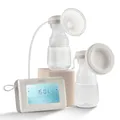 Produktbild: VEVOR Elektrische Doppelmilchpumpe 9,45W Brustpumpe 180ml PP-Milchflasche Milchpumpe -300±20mmHg Stillpumpe mit 4Modi und 9/15 Stufen ≤50dB Ultra-leise Sorgenfreies Abpumpen Muttermilch unterwegs