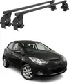 Produktbild: Menabo Dachträger Grundtäger für Mazda 2 2007-2014 50kg Stahl Schwarz 2 tlg
