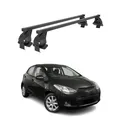 Produktbild: Menabo Dachträger Grundtäger für Mazda 2 2007-2014 50kg Stahl Schwarz 2 tlg