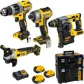 Produktbild: DeWalt DCK422P3T-QW Maschinenset Kombopack inkl. 3x 5Ah Akku Schrauber