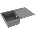 Produktbild: respekta Mineralite Einbauspüle 1 Becken Houston 80 x 50 cm 80 x 50 cm - Grau
