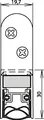 Produktbild: Türdichtung Schall-Ex® Ultra WS 1-290 2-s.L.958mm Alu.silberf.HLT ATHMER