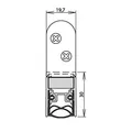 Produktbild: Athmer Türdichtung Schall-Ex® Ultra WS 1-290 2-s.L.958mm Alu.silberf.HLT