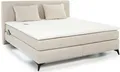 Produktbild: Boxspringbett 180x200 cm H4 Federkernmatratzen Bonell Topper in Chenille Beige / 20018