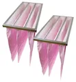 Produktbild: vhbw 2x Taschenfilter für Klima- und Lüftungsanlagen - Filter F7, 28,7 x 59,2 x 60 cm Rosa