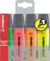 Produktbild: STABILO Marker Textmarker boss original 4er Etui (5 Stück)