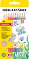 Produktbild: Eberhard Faber 514810 - Colori Buntstifte in 10 Pastell Farben, hexagonale Form, im Kartonetui, zum Malen, Illustrieren und Zeichnen