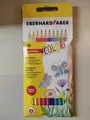 Produktbild: Eberhard Faber Buntstifte 10er Pastell Colori sechseckige Stifte Farbstifte 3mm