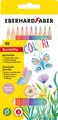 Produktbild: Eberhard Faber 514810 - Colori Buntstifte in 10 Pastell Farben, hexagonale Form,