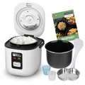 Produktbild: Livington RiceRobot - Reiskocher inkl. Messbecher, Reislöffel & Rezeptheft