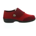 Produktbild: BERKEMANN Berkemann Jarla, Damen-Hausschuh, rot Patch, Filz, Klettv., Wechselfus Hausschuh rot 39,5 EU