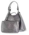 Produktbild: GIANNI CHIARINI Handbag Handtasche Tasche City Noire - Castoro silberfarben Neu