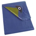 Produktbild: Perel Wasserabweisende Abdeckplane 4 x 4 m aus Polyester 110 g/m², quadratische