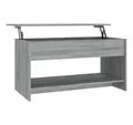 Produktbild: vidaXL Couchtisch Couchtisch Grau Sonoma 102x50x52,5 cm Holzwerkstoff (1-St)