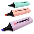 Produktbild: 3 X STABILO BOSS Original Pastell Textmarker - Flieder, Rosa Und Türkis