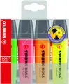 Produktbild: STABILO Boss Original Textmarker Stifte Markierer Etui Von 4 - Sortiert Farben